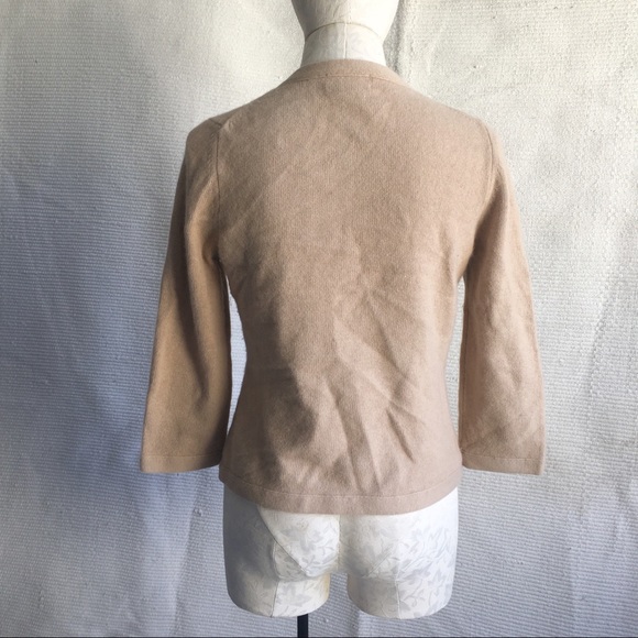 Vintage 90s Banana Republic Sweater Jacket S M Angora & Wool Cardigan - Picture 4 of 8